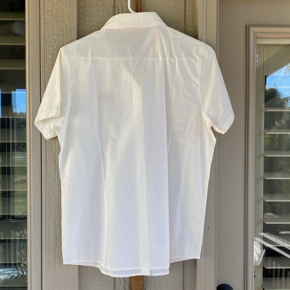 GEORGIA UGA Ladies All Cotton SS Blouse - Sz 8/10 - Picture 10 of 10